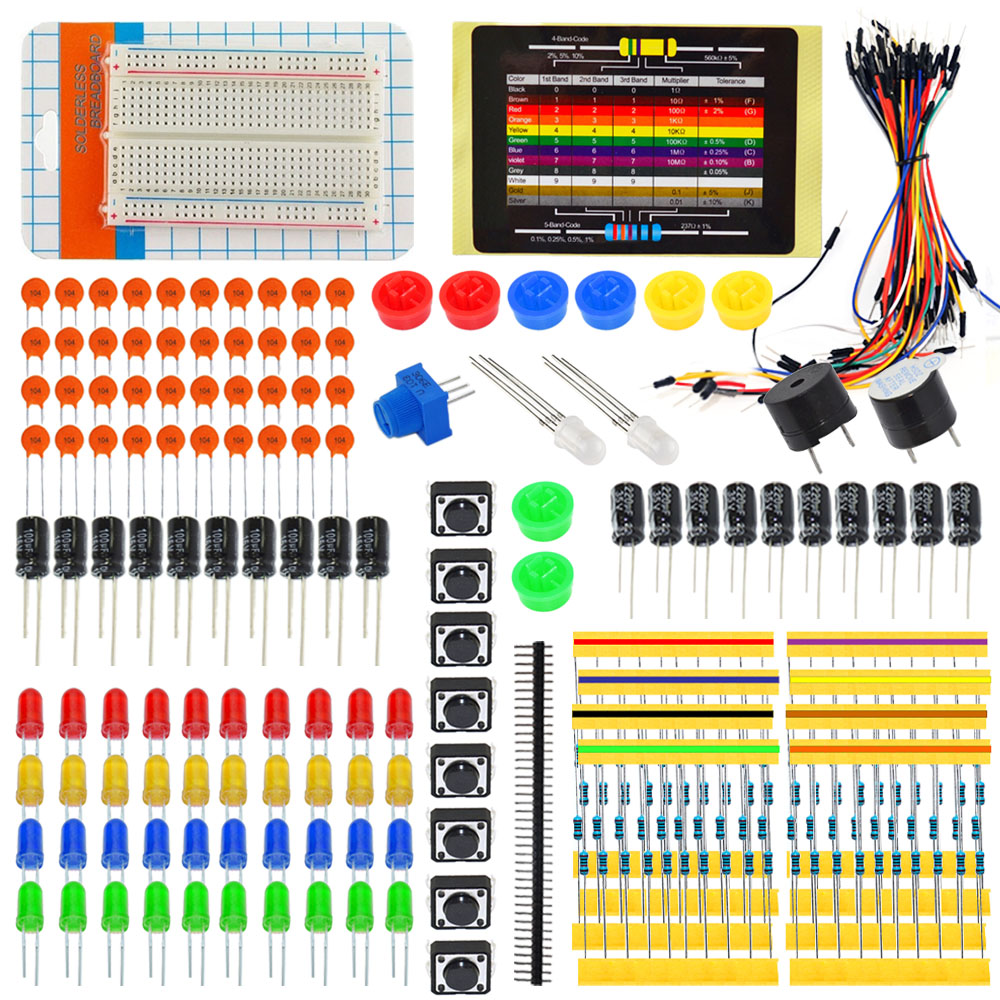 H023 37 in 1 Sensore Modulo Shield Start Kit per Arduino -  CircuitoIntegrato - Vendita al dettaglio e all'ingrosso di componenti di  elettronica, domotica, robotica.